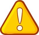 Yellow attention sign