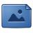 Blue symbol button