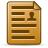 Brown document icon