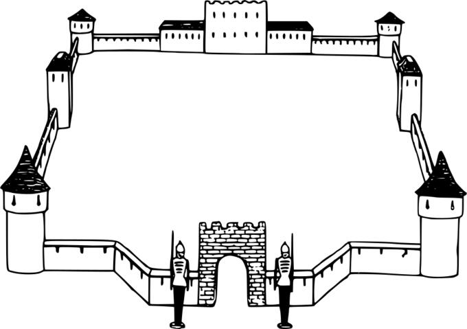 Castle frame