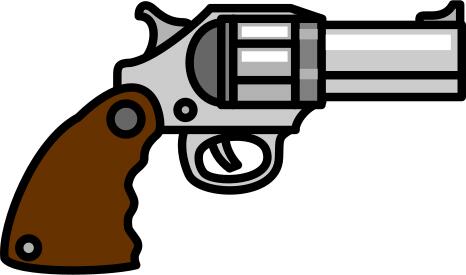 Outlined gun