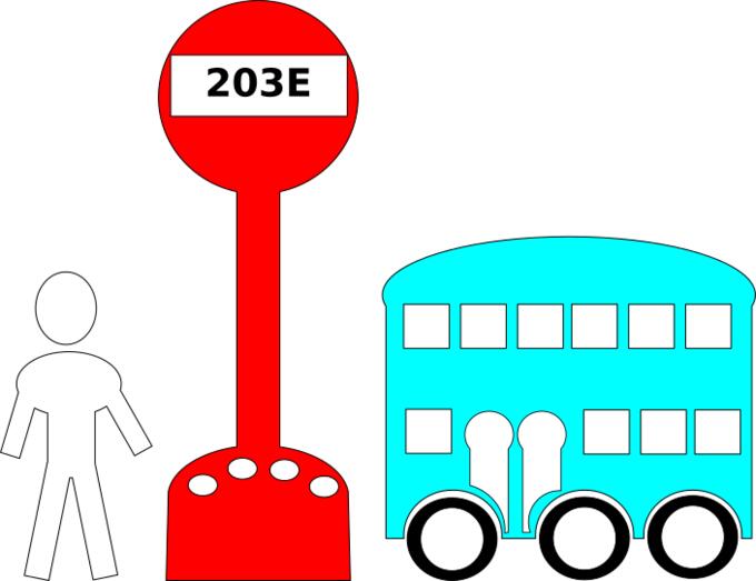 Bus station icons