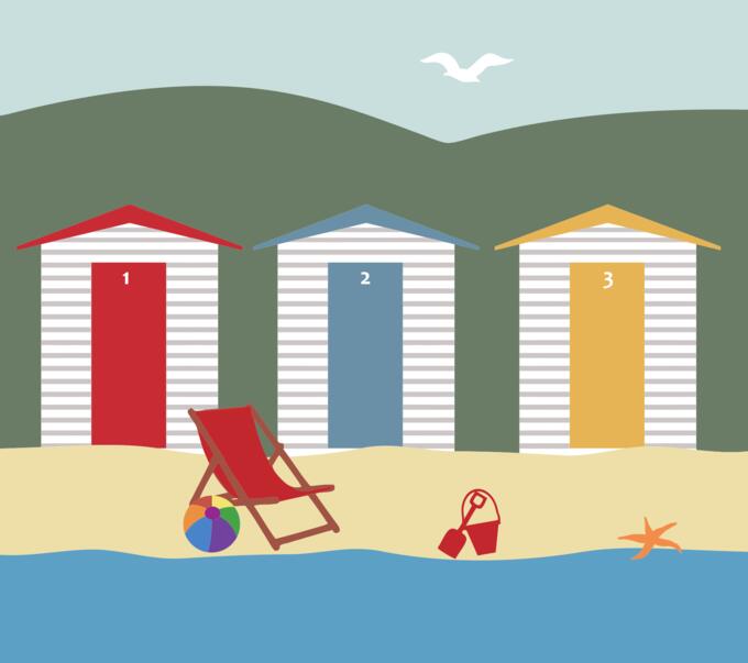 Beach scene