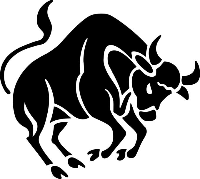 Taurus black illustration