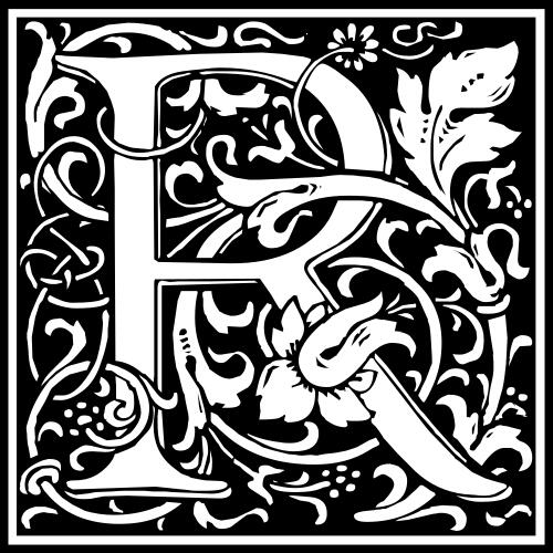 R letter