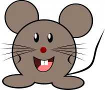Smiling mouse