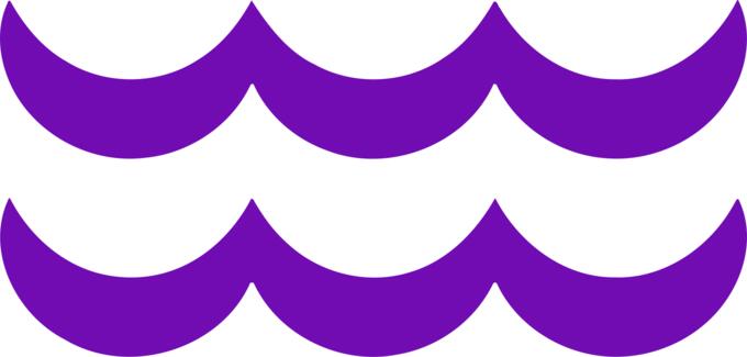Violet Aquarius symbol