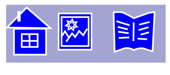 Three web icons