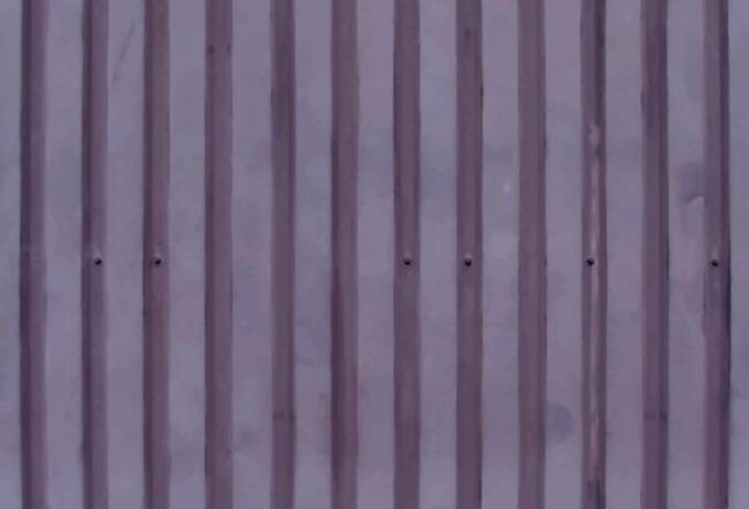 Corrugated metal board