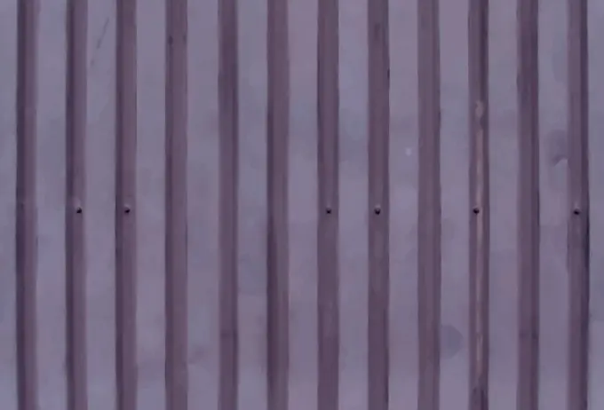 Corrugated metal board