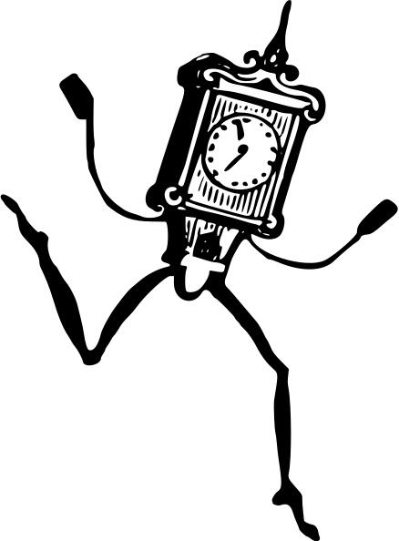 Animated clock
