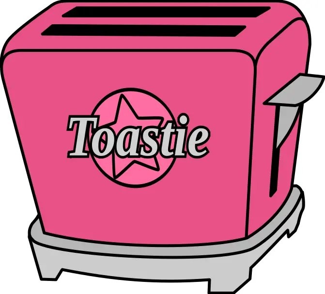 Pink toaster