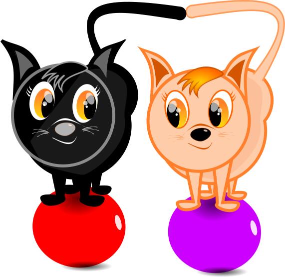 Two cats