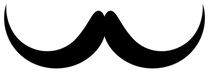 Black mustache