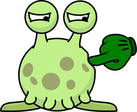 Silly alien image