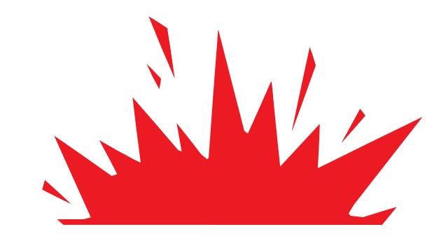 Red explosion