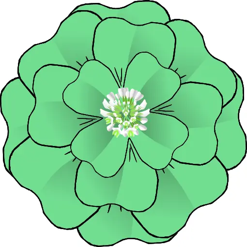 Green flower