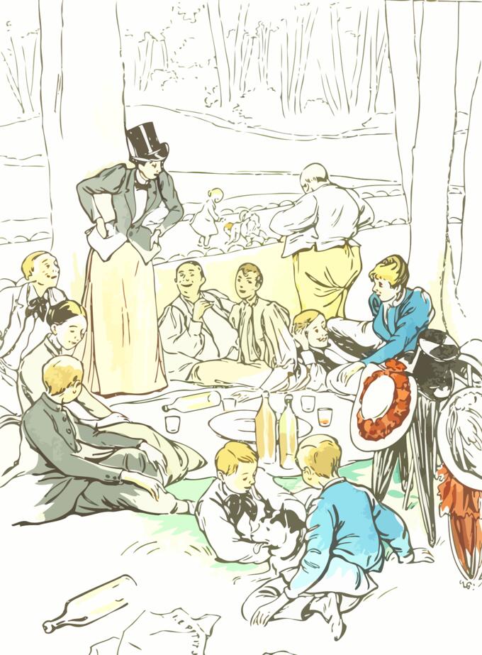 Picnic scene