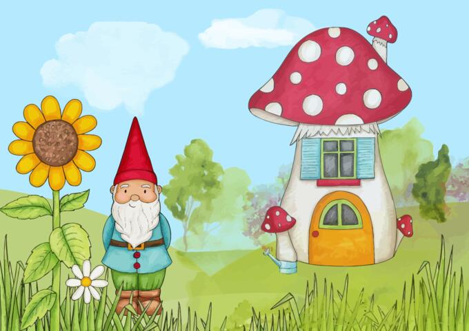 Peaceful gnome