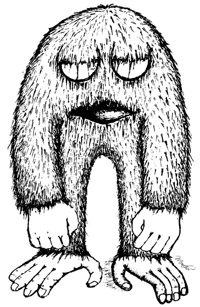 Sad monster