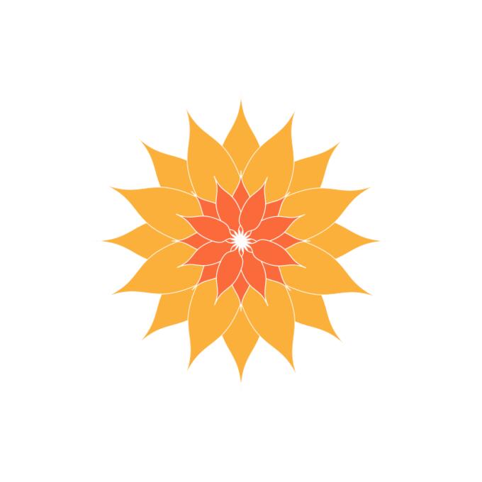 Orange flower image