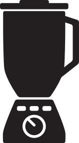 Kitchen blender icon