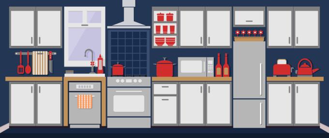 Simple kitchen