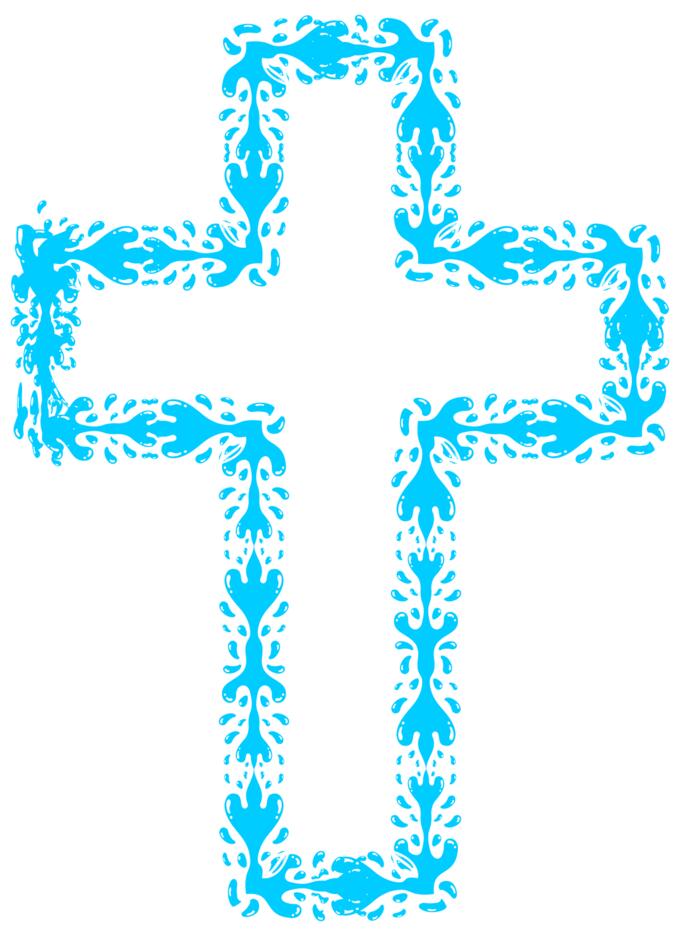Holy water cross