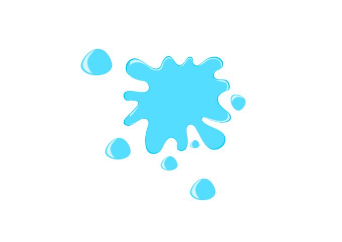 Blue splash