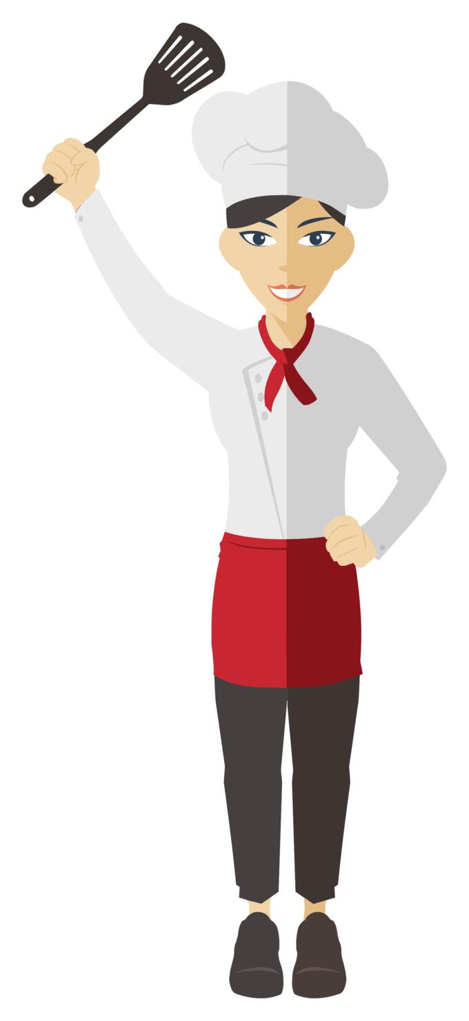 Happy chef