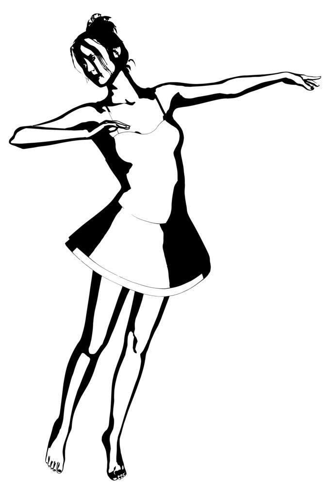 Female dancer sketch