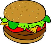 Hamburger drawing