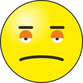 Sad emo face