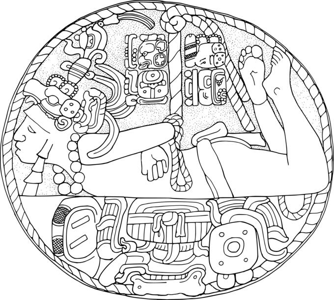 Mayan drawing