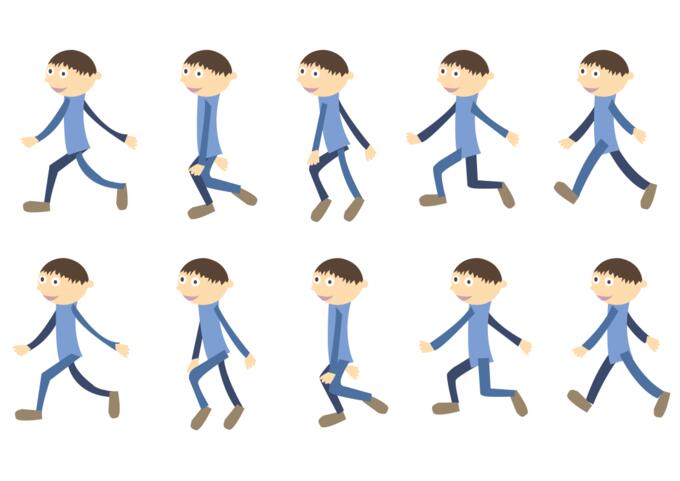 Walking boy