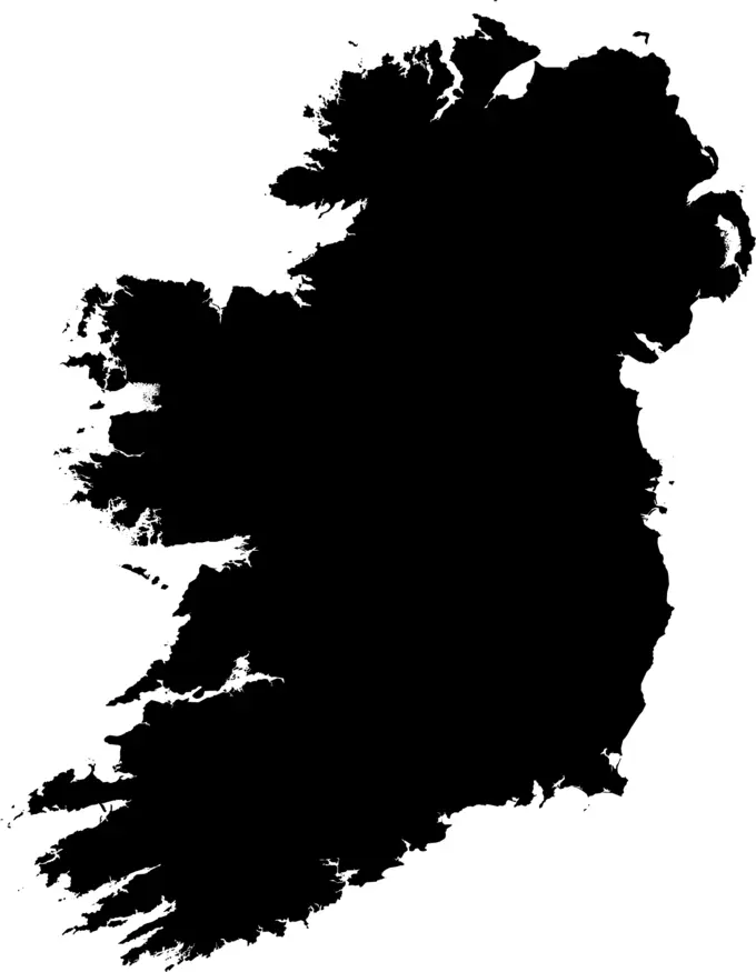 Ireland silhouette