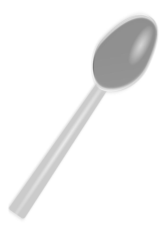 White spoon