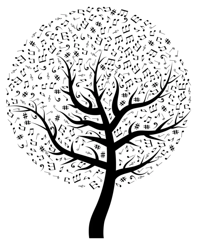Musical tree image