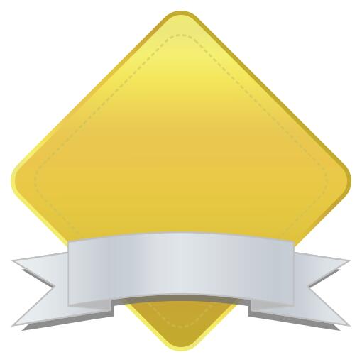 Golden banner