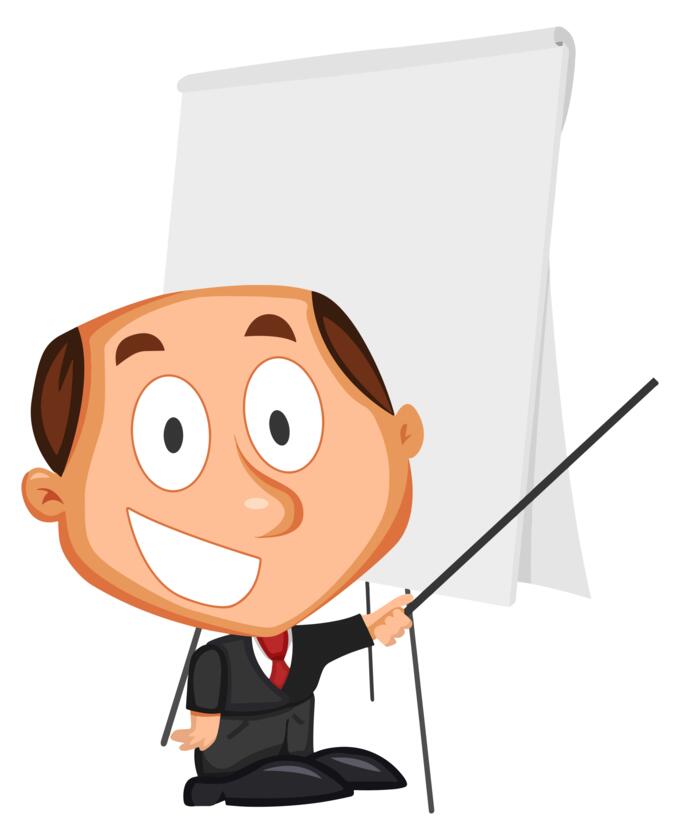 Cartoon businessman
