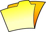 Empty cartoon folder
