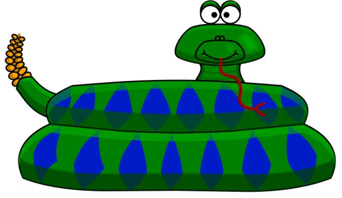 Cartoon snake