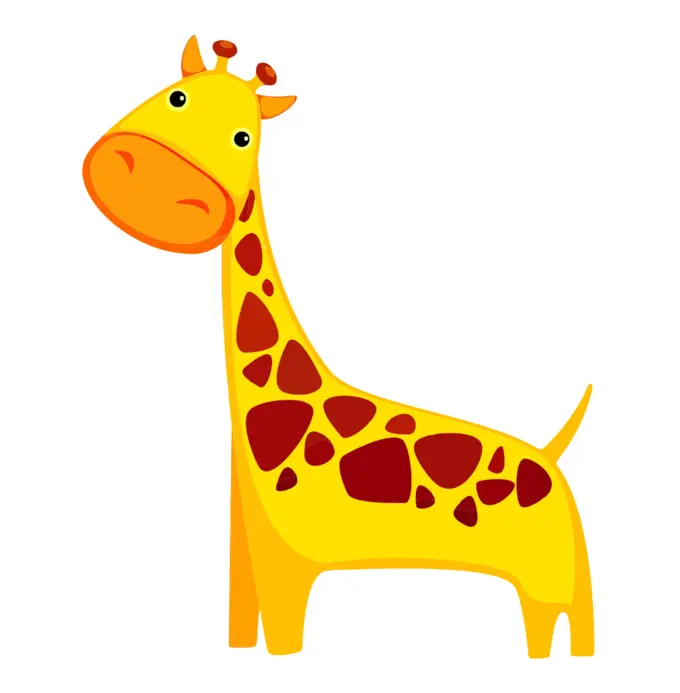Cartoon giraffe