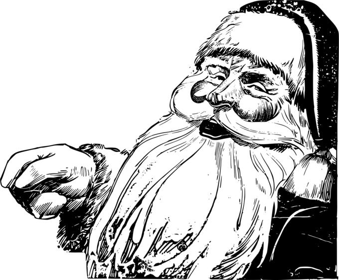 Retro Santa