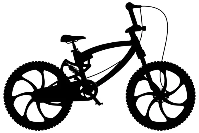 Bicycle silhouette image