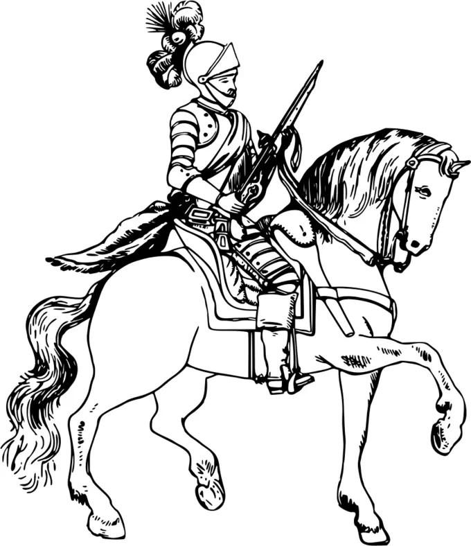 Roman soldier riding