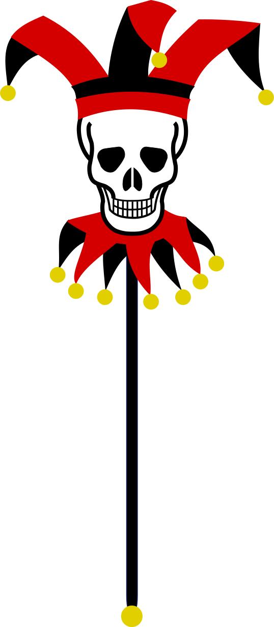 Skull marotte