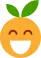 Fruity emoji smiling
