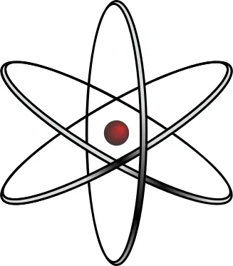 Stylized atom image