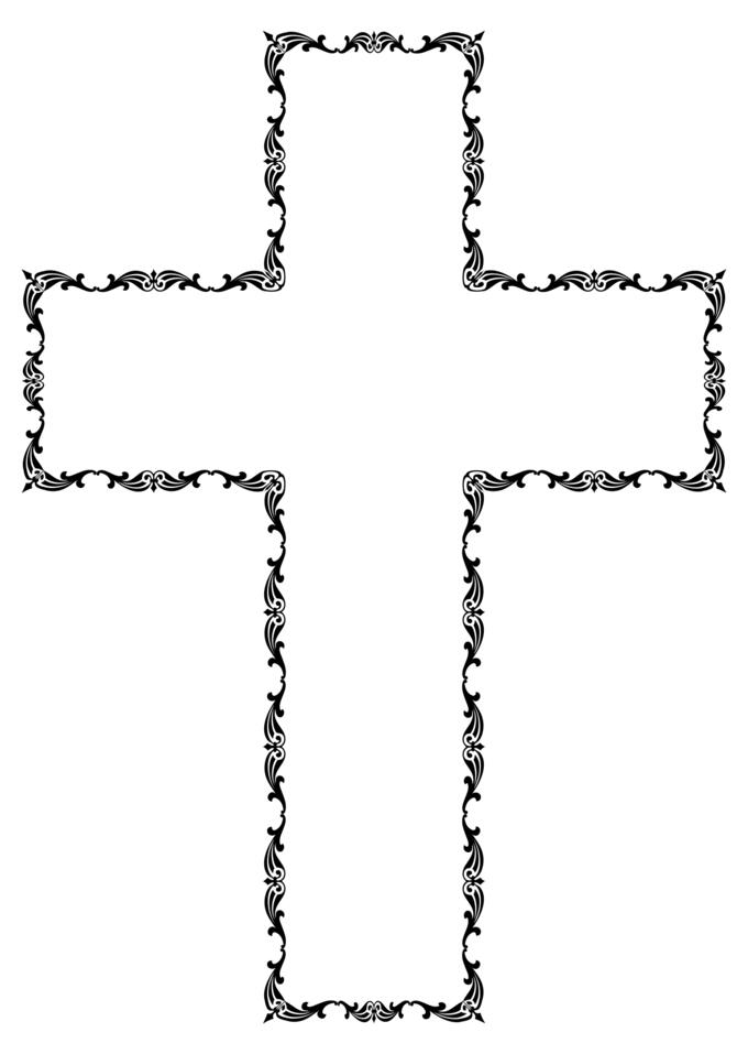 Decorative Catholic cross